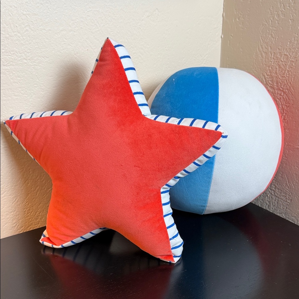 Ball and Star Pillows